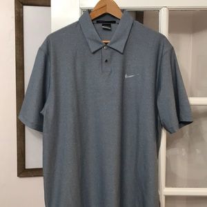 Nike Tiger Woods Collection Gray golf shirt